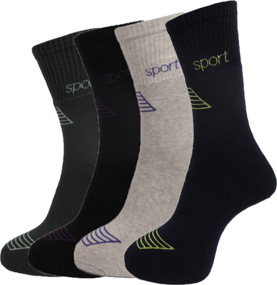 Dollar Men Printed Low Cut(Pack of 4)