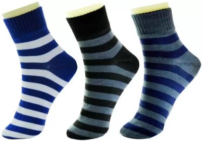 Tahiro Boys Striped Ankle Length(Pack of 3)