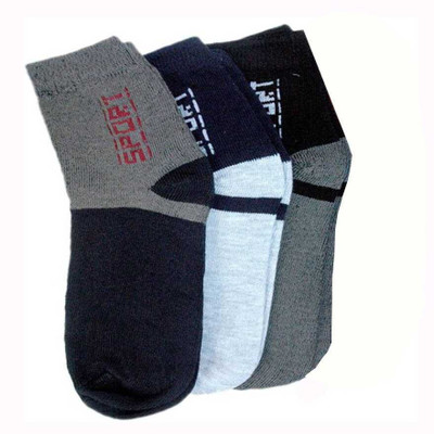 NIFTER Men & Women Self Design Ankle Length(Pack of 3)