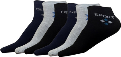 S4S Men Printed Ankle Length(Pack of 6)