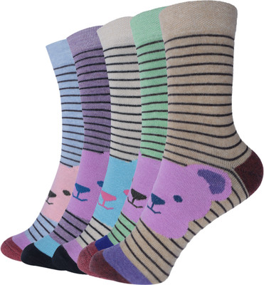 Dollar Baby Boys & Baby Girls Self Design Calf Length(Pack of 5)