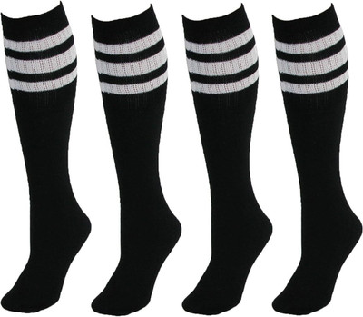 SoxyFeet Unisex Striped Ankle Length(Pack of 4)