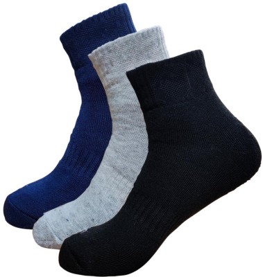 VEMOLI Men & Women Solid Mid-Calf/Crew(Pack of 3)