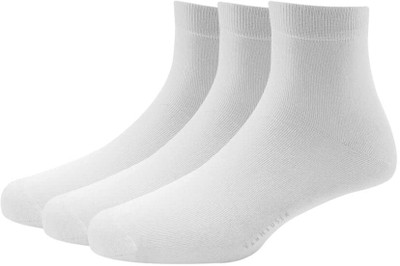 Suprix Unisex Solid Ankle Length, Peds/Footie/No-Show, Low Cut(Pack of 3)