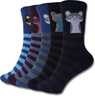 Dollar Baby Boys & Baby Girls Self Design Calf Length(Pack of 5)