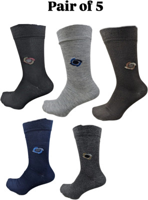 CAMRINO Men Solid Calf Length(Pack of 5)