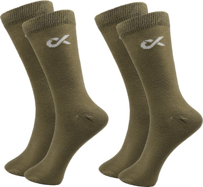 XJARVIS Men Solid Calf Length(Pack of 2)