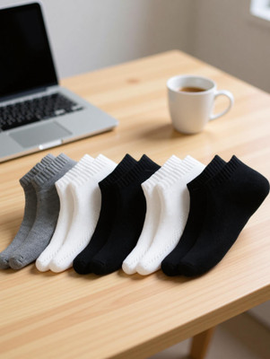 ShopGlobal Men & Women Solid Ankle Length