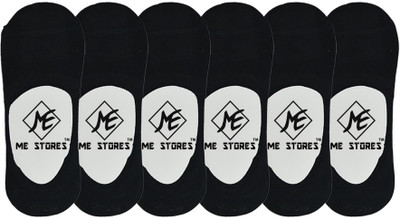 ME Stores Men Solid Peds/Footie/No-Show(Pack of 6)