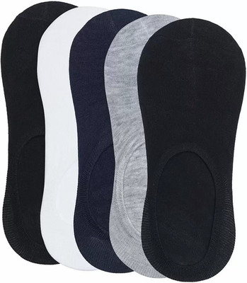 Argh Men Solid Peds/Footie/No-Show(Pack of 5)