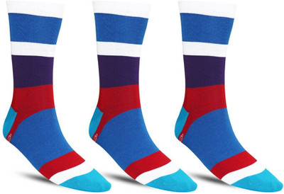 Dollar Men Striped Calf Length(Pack of 3)