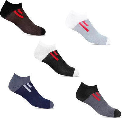Whippet Men & Women Solid Ankle Length(Pack of 5)