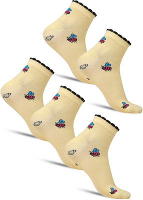 Dollar Women Self Design Ankle Length(Pack of 5)