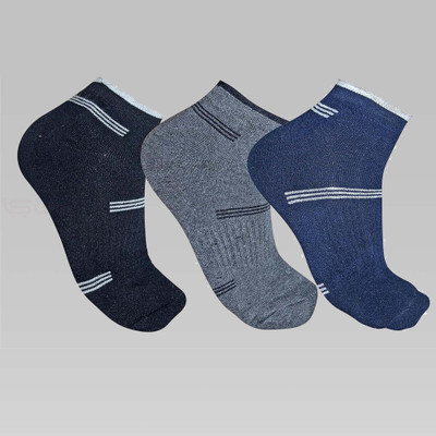 Sarvatr Unisex Solid Ankle Length(Pack of 3)