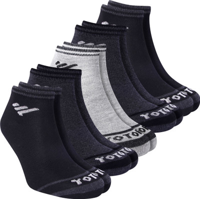 Yotoe Men & Women Self Design Ankle Length(Pack of 5)