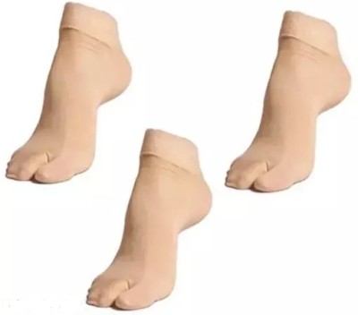 Suprix Women Solid Ankle Length, Peds/Footie/No-Show, Low Cut(Pack of 3)