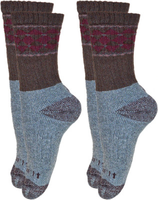 ME Stores Men & Women Checkered Calf Length(Pack of 2)