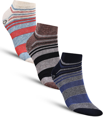 Dollar Men Striped Ankle Length(Pack of 3)