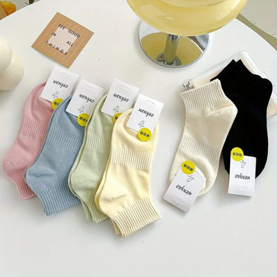BASKESTHIP Women Self Design Ankle Length(Pack of 5)