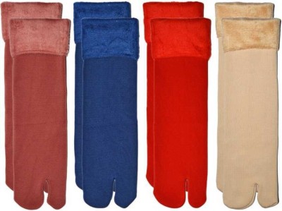 eastern club Men & Women Solid Ankle Length(Pack of 4)