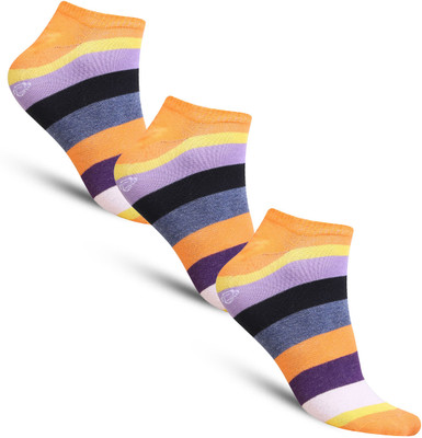 Dollar Men Self Design Low Cut(Pack of 3)