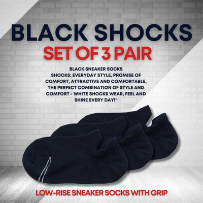 RB SHOP Men Solid Ankle Length(Pack of 3)