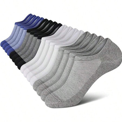 Men Self Design Low Cut(Pack of 4)