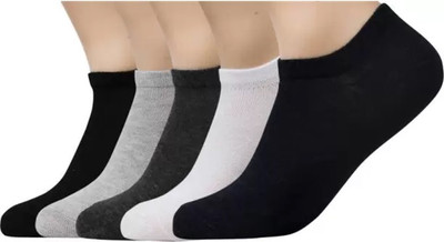 Tahiro Unisex Solid Knee High, Calf Length(Pack of 5)