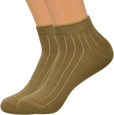 MERCEHIVE Men & Women Solid Ankle Length, Mid-Calf/Crew, Peds/Footie/No-Show(Pack of 2)