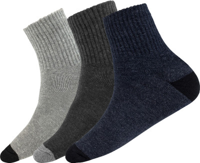 NIFTER Men & Women Self Design Ankle Length(Pack of 3)
