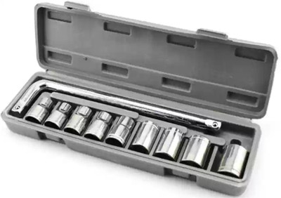 Dazzel Flex 10 in 1 Socket Wrench Spanner Set Automobile Repair Tool Box Precision Socket Set(Pack of 10)