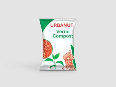 URBANUT Organic Vermicompost Fertilizer for Plants,flowers,vegetables & Home Gardening Fertilizer, Manure(4.99 kg, Powder)