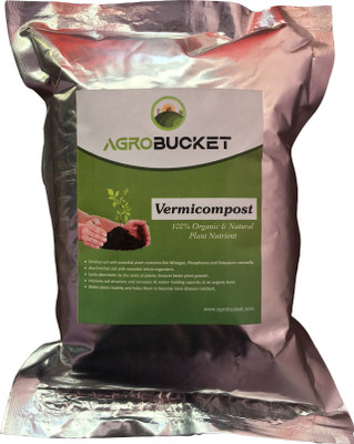 Agacha Organic Vermicompost Potting Mixture V3000 Potting Mixture(3 kg, Granules)