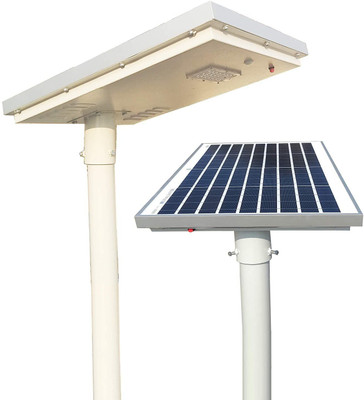 SOLAR UNIVERSE INDIA 12 Watt All in One Solar Street Light with Inbuilt Battery and Motion Sensor Solar Light Set(Floor Mounted Pack of 2)