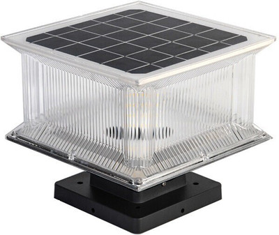 Homehop 15W Gate Pillar Light for Home Outdoor Garden Waterproof Wall lamp Solar Light Set(Floor Mounted Pack of 1)