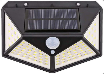 Fitaza Solar Wireless Security Lights for Garden 100 LED Motion Sensor Security Solar Light Set(Ceiling Mounted Pack of 1)