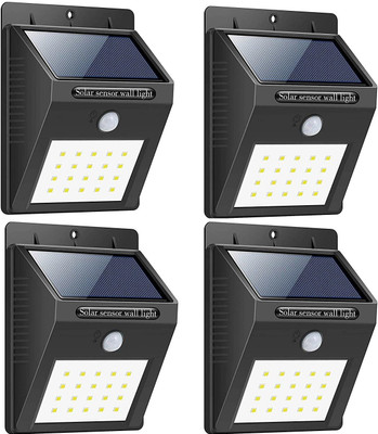 SOLAR UNIVERSE INDIA Solar Light Set(Wall Mounted Pack of 4)