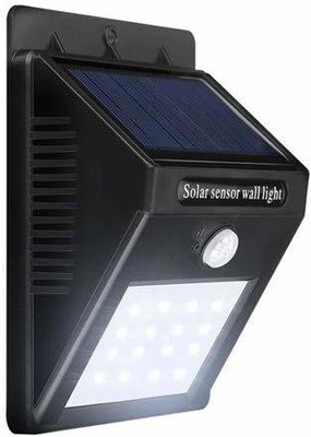 SOLAR UNIVERSE INDIA Solar Wireless Security Motion Sensor LED Night Light Solar Light Set(Wall Mounted Pack of 1)