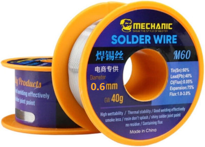 BABATOOLS SOLDER WIRE 0.6mm 40g M60 MECHANIC 25 W Simple(Round Tip)
