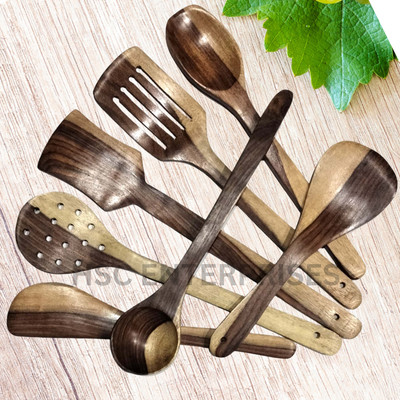 HSC Enterprises AA-02 Wooden Spatula(Pack of 7)