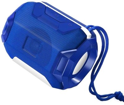 WRADER Portable Bluetooth Speaker A005 with LED Multi Light Support TF Card /USB Port 5 W Bluetooth Speaker(Blue, Stereo Channel)