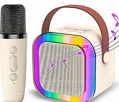 sickle K12 Bluetooth Portable Karaoke mic and speaker set for kid,birthday gifts 5 W Bluetooth Speaker(light, 4.2 Channel)