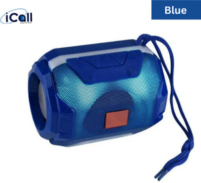 icall A-005 High Bass With Disco Color Change Light compatible With all Smart Phones 12 W Bluetooth Speaker(Blue, Stereo Channel)