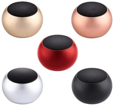 Clairbell SSS_567A_M3 ROUND SMALL STEEL BODY BLUETOOTH SPEAKER WITH STEREO SOUND 48 W Bluetooth Speaker(Multicolor, 4.1 Channel)
