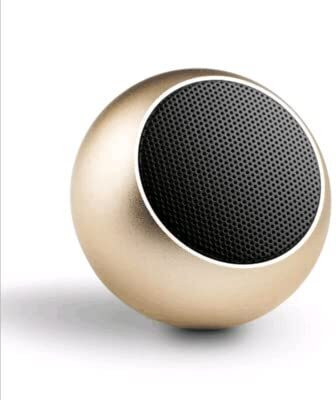 UGPro M3 Portable Mini Bluetooth Speaker with Google Assistant Smart Speaker(Gold, (Gold and green mix color))