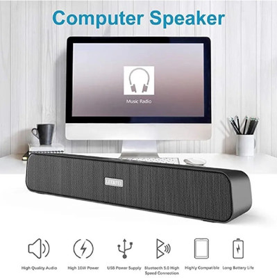Clairbell ATD_483S_WIRELESS E91 SOUNDBAR BLUETOOTH SPEAKER COMPATIBLE WITH ALL SMARTPHONES 48 W Bluetooth Soundbar(Black, 4.1 Channel)