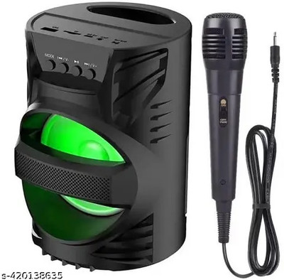 4uonly Ws-03 Speaker Bluetooth Speaker 3D Sound Stereo Wireless opq10 56 W Bluetooth Party Speaker(Multicolor, 2.1 Channel)