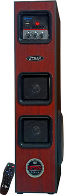 etmax OPERA 507 BT 80 W Bluetooth Tower Speaker(Maroon, 2.1 Channel)