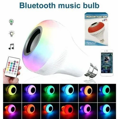 IMMUTABLE LED BULB Wireless Bluetooth LED Music Bulb HGF13 56 W Bluetooth Party Speaker(Multicolor, 2.1 Channel)