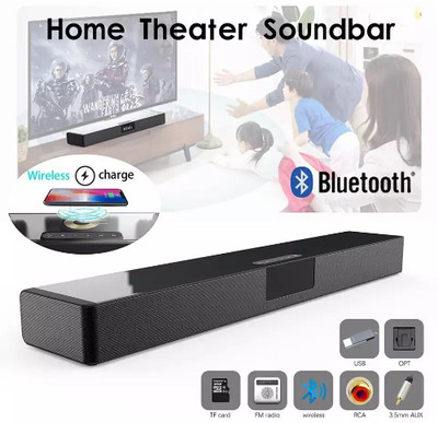 SACRO ATD_485S_WIRELESS E91 SOUNDBAR BLUETOOTH SPEAKER COMPATIBLE WITH ALL SMARTPHONES 48 W Bluetooth Soundbar(Black, 4.1 Channel)